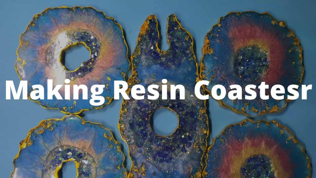 Guide on making resin coaster using resin - Step by step guide and tutorial